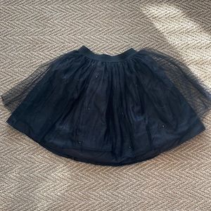 EUC Black Tutu with Faux Rhinestone Embellishments